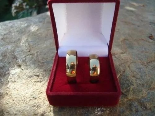 Argollas de matrimonio acero quirurgico new arrivals