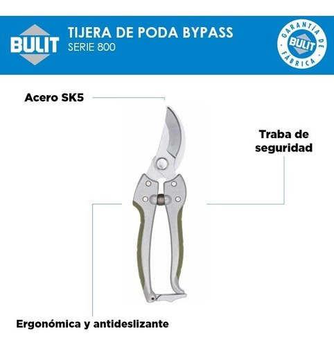 Tijera De Poda Bypass Bulit Serie 800