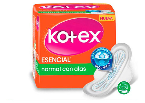 Pack X 24 Unid. Toallas Femeninas  Esencial 8 Un Kot Pro