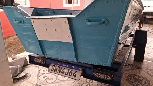 Vendo Conjunto Com Barco, Carreta E Motor Semi Novo.