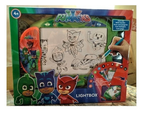 Pj Masks Lightbox Pizarrón Con Luz Nuebo Serrado