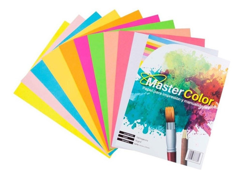 Hojas De Color Master Color Tamaño Carta Con 750 Piezas