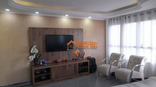 Imagem 1 de 20 de Cobertura Para Compra Condominio Ícaro Com 4 Dormitórios À Venda, 170 M² Por R$ 1.200.000 - Vila Pedro Moreira - Guarulhos/sp - Co0032