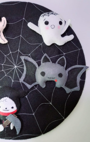 Imagem 4 de 10 de Guirlanda Halloween Em Feltro