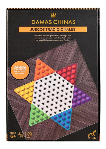 Juego De Mesa Damas Chinas Mod.jca-2929 Marca Novelty®