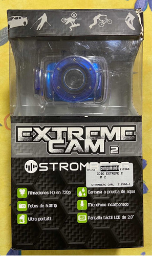 Camara Deportes Sumergible Stromberg Extreme Cam 2