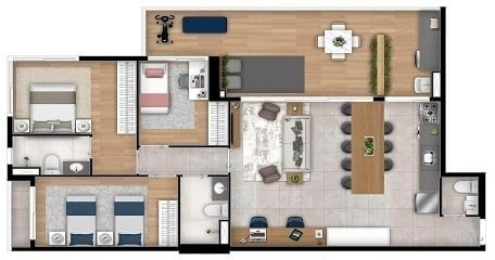 Imagem 11 de 12 de Apartamento - Ap04192 - 69589743
