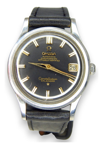 Reloj Omega Constellation Calendar Ref 2943 Cal 504 35 Mm Negro Plateado Negro (Usado)