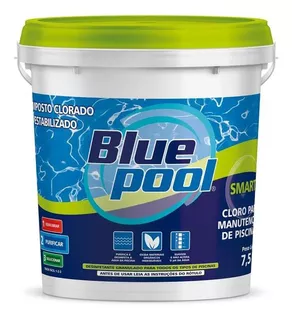 Cloro Para Piscina Smart Balde 7,5 Kg Bluepool By Fluidra