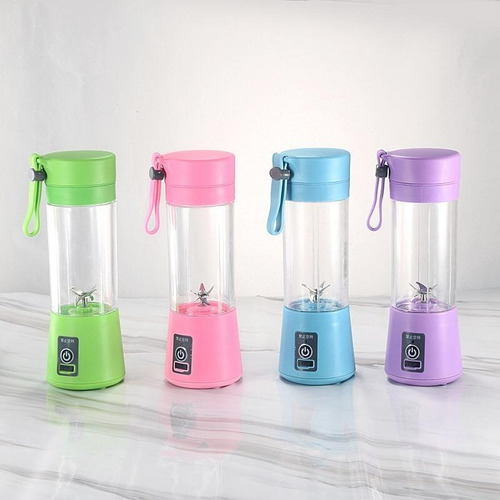 Licuadora Y Exprimidora Portátil 380 Ml Usb