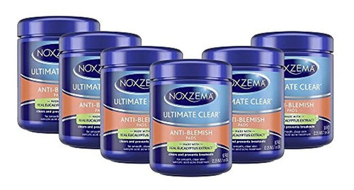 Noxzema Ultimate Clear Face Pads Limpia Y Evita El Acné Anti