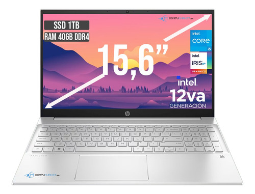 Portatil Hp Pavilion Intel Core I5 1235u Ssd 1tb + Ram 40gb