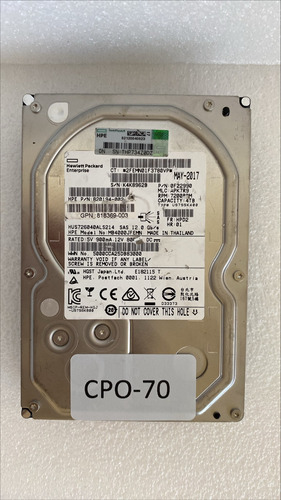 4tb Hgst 3.5  7200 Rpm Sas Hdd 12gbps - Hus726040als214