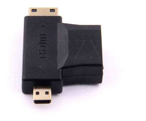 Adaptador Hdmi 2 En 1 Con Adaptador Mini Y Micro A Hdmi