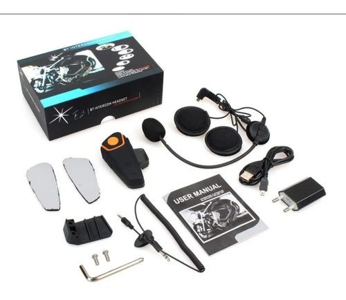 Intercomunicador Casco Moto Manos Libres Bluetooth 