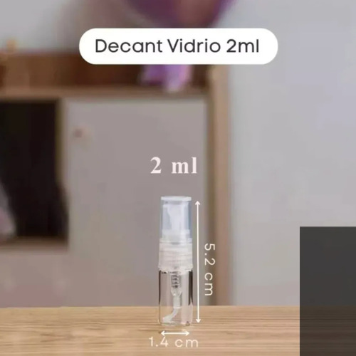 Botella Recargable Perfume Atomizador Decant 2ml Vidrio