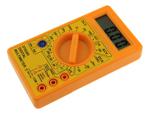 Probador De Voltaje, Multímetro Digital Dt-830d Con Zumbador