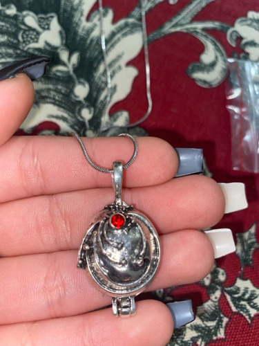 Sjx Collar Con Dije Relicario Vampire Diaries Elena