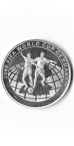 Moneda Turquía 2003 Copa Del Mundo De La Fifa Plata 0.925