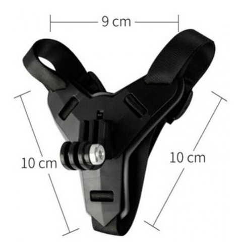 Imagem 3 de 4 de Suporte Capacete Queixo Para Gopro 1 2 3 4 5 6 7 8 Session