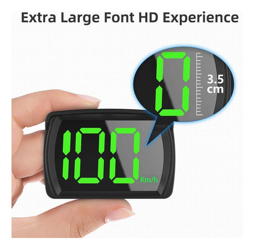Display De Carro Digital Head Up Car Hud Velocímetro Gpsy