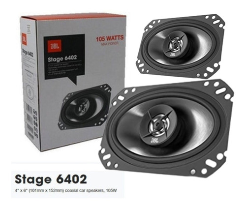 Parlantes Para Auto Jbl Stage 6402 Coaxiales 4x6 Pulgadas