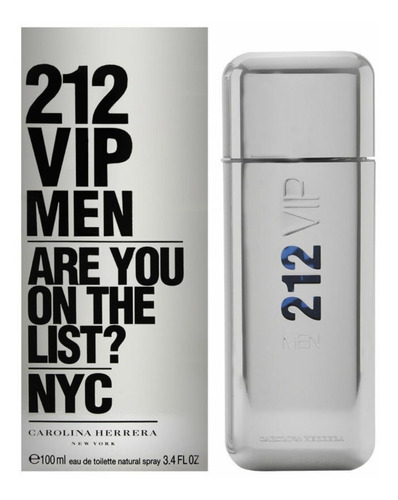 Perfume Hombre Carolina Herrera 212 Vip Men Edt 100ml