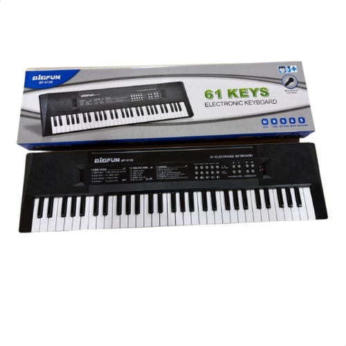Teclado Musical Eletrônico Bigfun C/ Microfone P/ Iniciantes