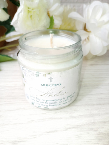 Imagen 3 de 5 de Velas Aromaticas Recuerdos Bautizos
