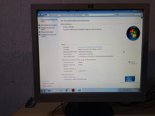 Computadora Hp Paviolion A1200la + Curso De Inglés