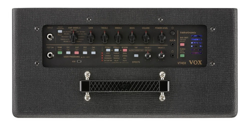 Amplificador VOX VTX Series VT40X Valvular para guitarra de 40W color negro