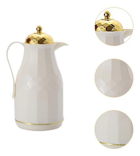 Jarra Café Con Doble Pared Vidrio, Termo Para Eventos