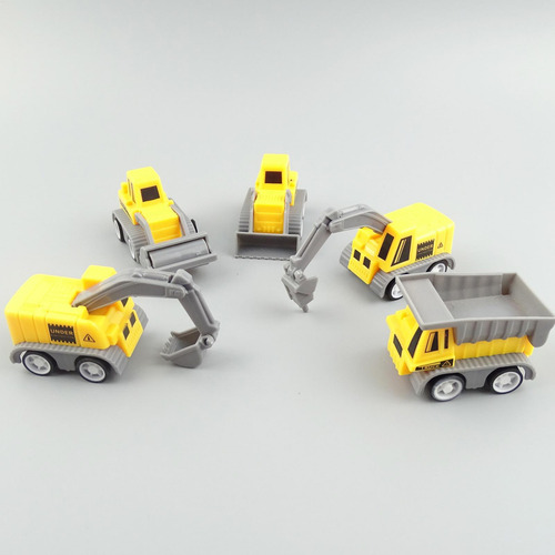 Set De Excavadora Con Coche A Fricción Creativo