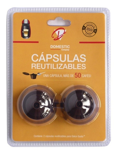 Capsulas Reutilizables Para Dolce Gusto X2 - Ecológicas