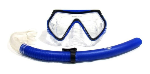 Imagen 1 de 6 de Set De Snorkel Y Mascara De Buceo Ez Life Niños