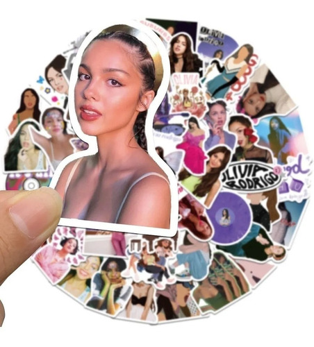 Imagen 8 de 8 de Olivia Rodrigo - Set 50 Stickers / Calcomanias / Pegatinas