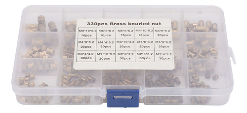 330 Unidades De Latão M2 M3 M4 M5 Insert Nut Isolation Colum