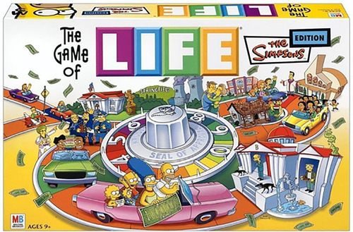 Juego De La Vida Life Los Simpsons 9772 Licencia Hasbro