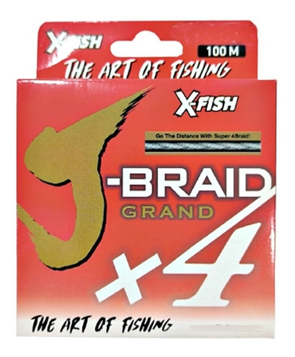 Multifilamento X-fish J-braid X4  100 Mts Todas Las Medidas!