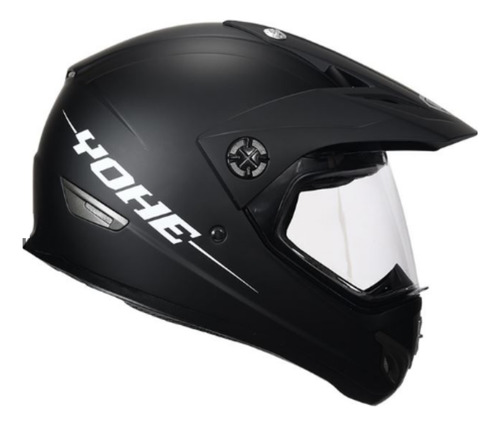 Capacete Yohe Trail Sport Cross Preto Fosco