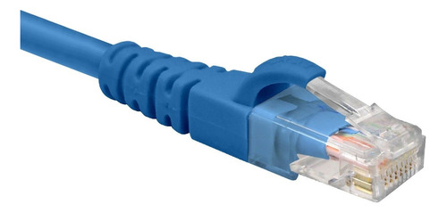 Patchcord Cat6a 2.1mts Nexxt Solutions Ab362nxt13 Azul