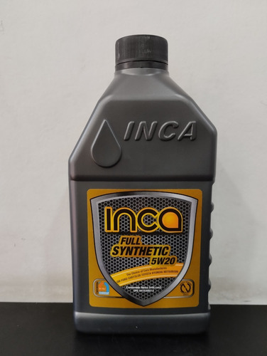 Aceite 5w20 Full Sintetico Inca