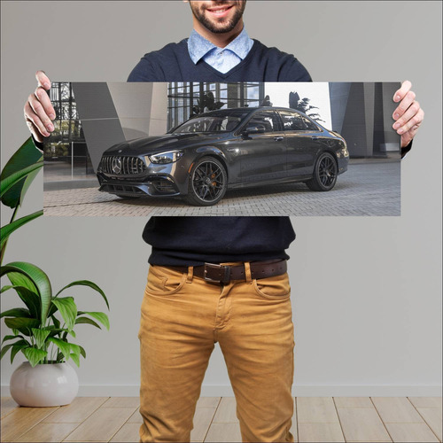 Cuadro 30x80cm Auto 2021 Mercedes Amg E 63 S Us 475