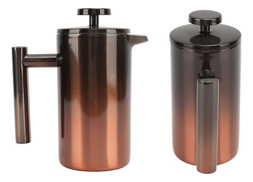 Q Prensa Francesa Para Acero Inoxidable Degradado De 350 Ml