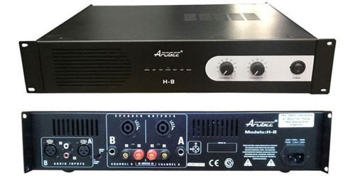 Potencia Apogee H8 500w Rms Profesional Color Negro Potencia De Salida Rms 1200 W