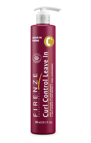 Firenze Curl Control Leave In 300ml- Crema Para Peinar Rizos