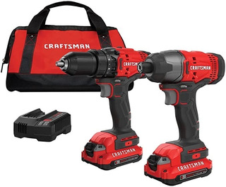 Craftsman Combo Taladros Cmck200c2 20v, Mejor Que Dewalt