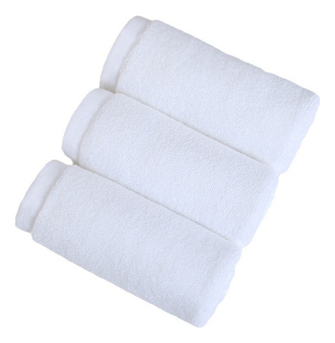 Toallitas De Mano 25x25cm 10pcs - Algodón Blanco Puro
