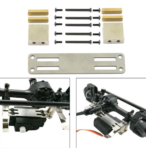 2 Metal Rc Servo Montaje Para Wpl Mn Rc Todoterreno Rock