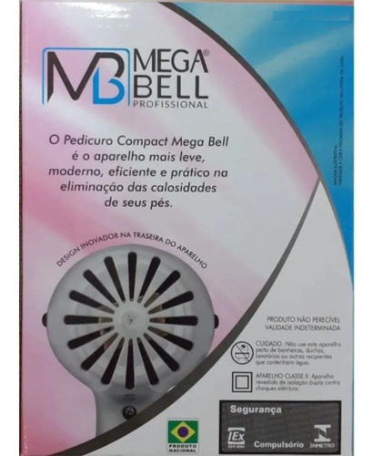 Imagem 5 de 7 de Lixa Pé Esfoliador Pés 110v Ou 220v Megabell